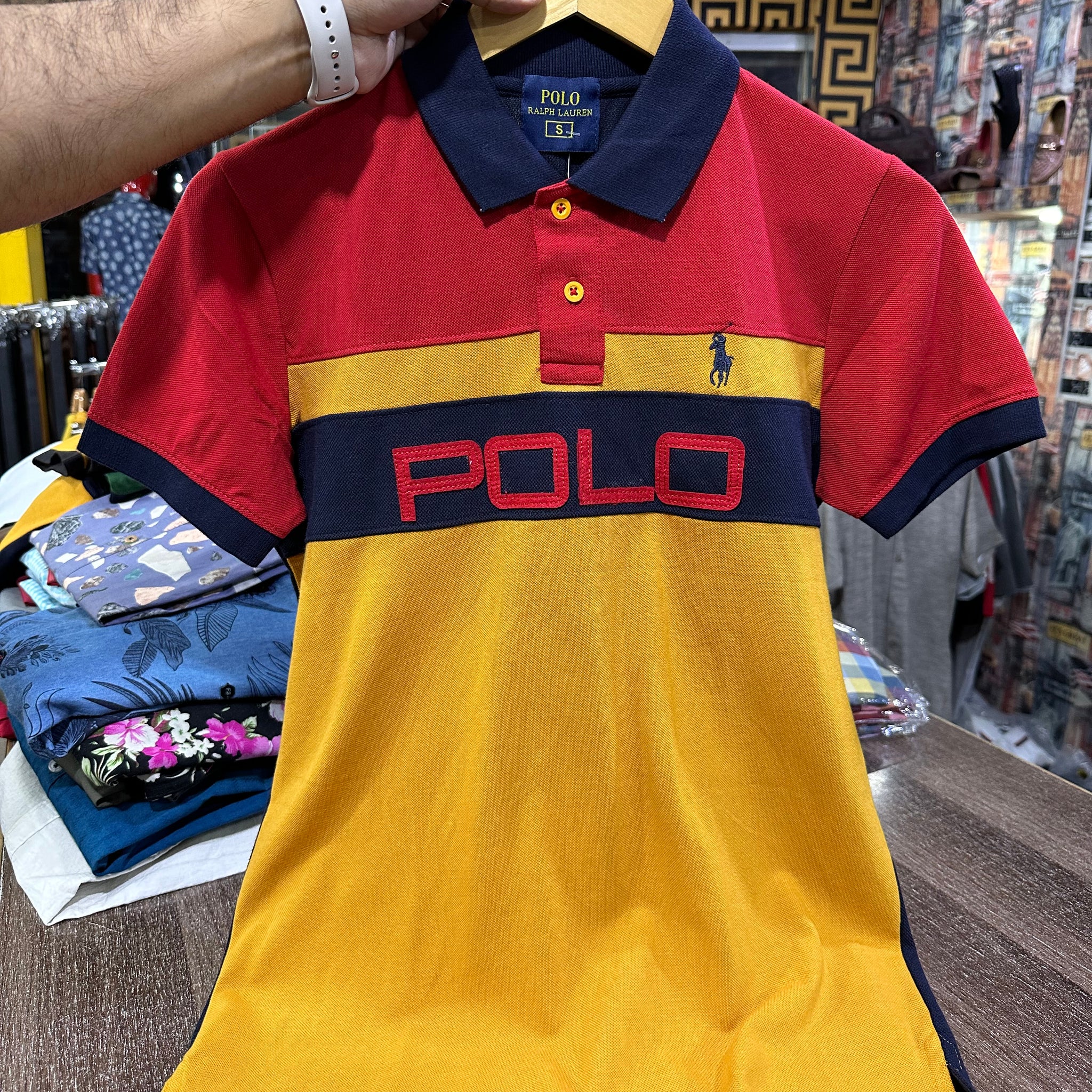 POLO Panel Shirt -01-BGWM