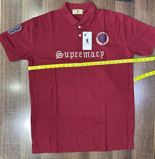 PQE Big Size Polo Maroon