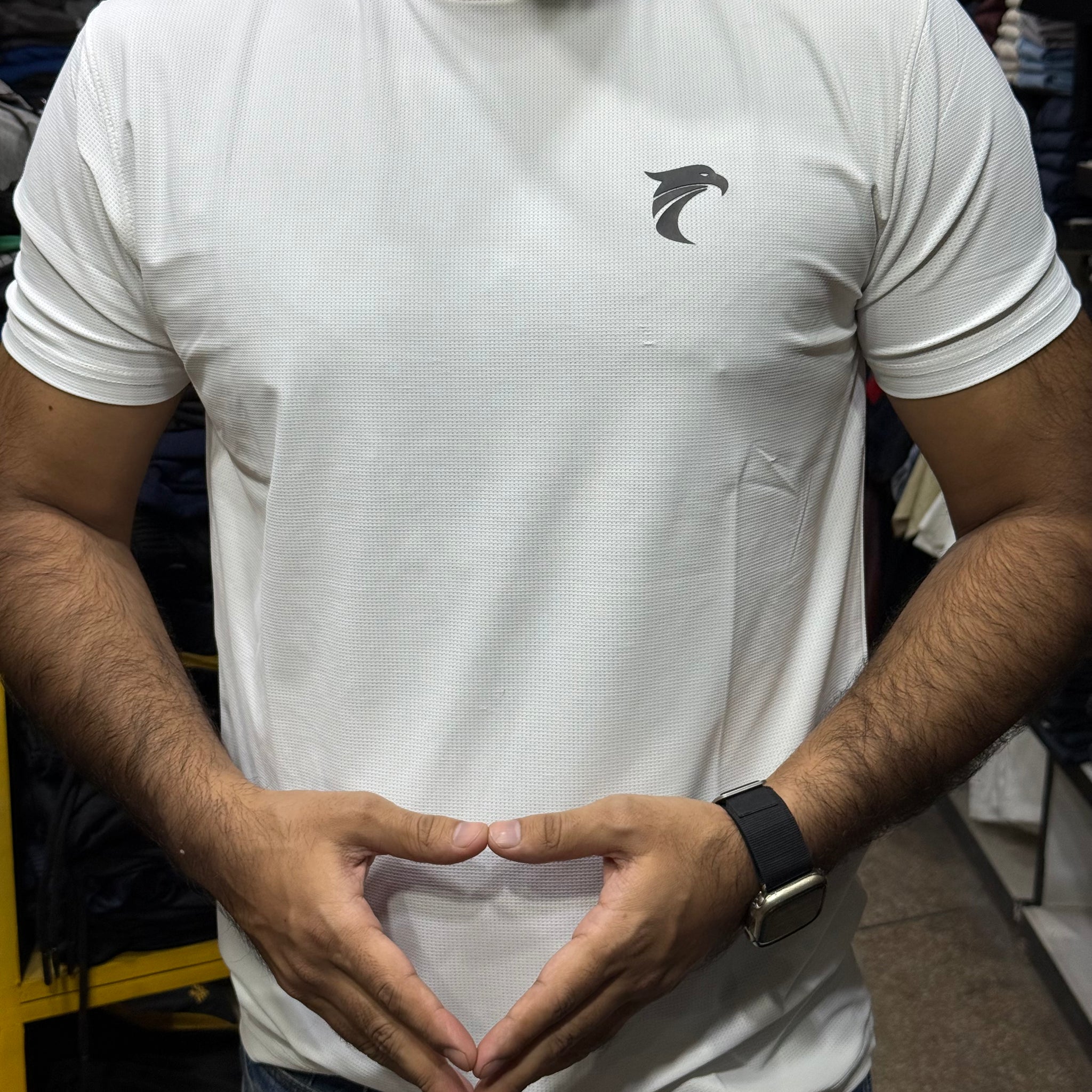 Tee SMOG Logo White