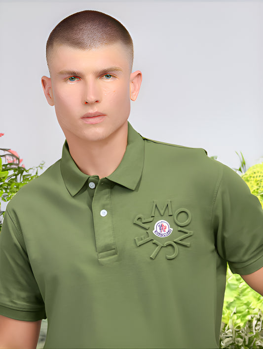 POLO  MONCLER Premium Shirt Green