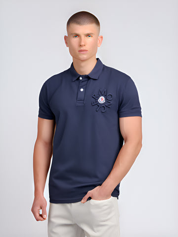 Polo MONCLER Premium Shirt - Blue