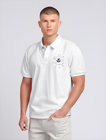 Polo MONCLER Premium Shirt - White