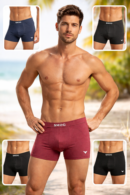 S-M-O-G Premium Boxer (Pack Of 3)